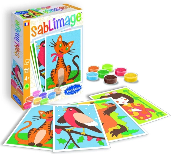 Sentosphere Sablimage mini pískové obrázky mazliví kamarádi