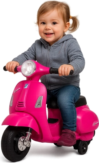 Dětský elektrický skútr Vespa Mini růžový