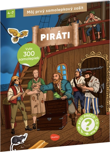 Můj první samolepkový sešit – Piráti