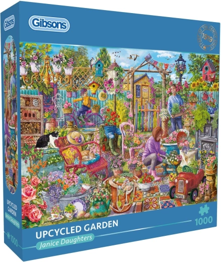 Gibsons puzzle zahrada z recyklovaných materiálů 1000 dílků