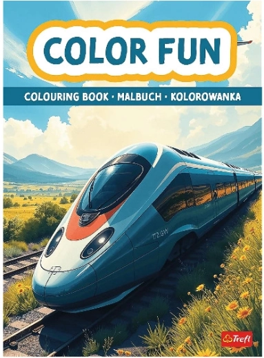 Kolorovanka vlaky a letadla