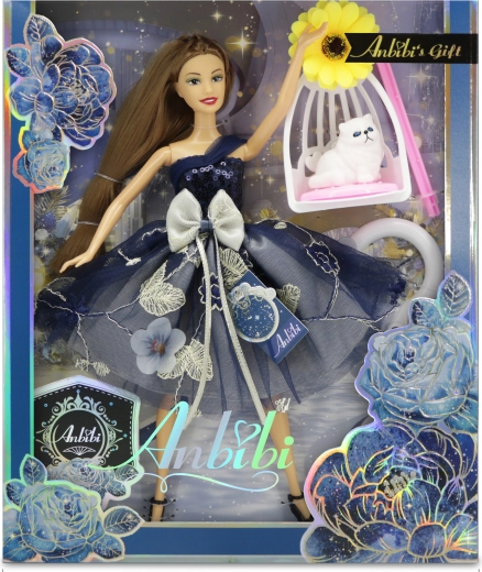 Anbibi květinová panenka Anetka 28 cm