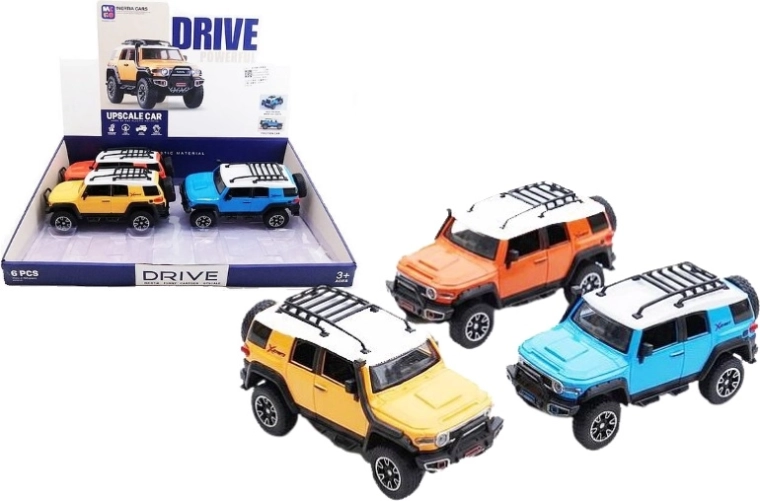 Toyota FJ dětské tříkolové vozítko 19 cm se světly a zvukem