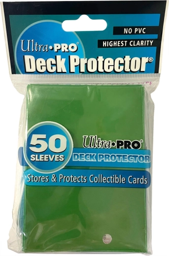 Ultra Pro Deck protector Matrix green – obaly na karty 50 ks