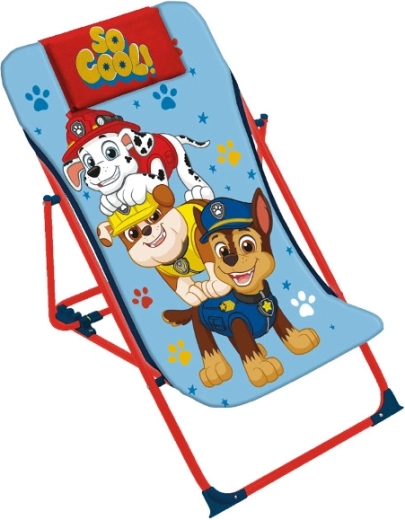 skládací dětské lehátko paw patrol 66 cm