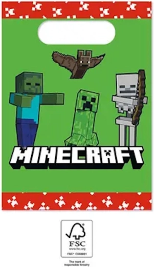 Minecraft party sáčky (4 ks)