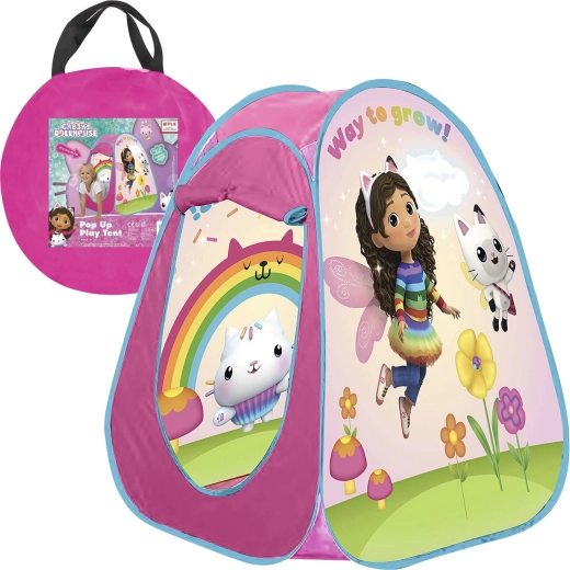 Samorozkládací dětský stan Kocí domek GABI do pokoje i zahrady