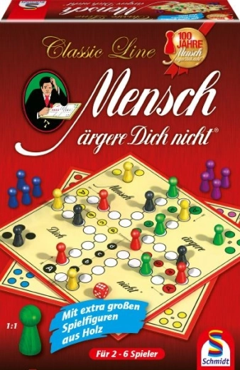 Schmidt Spiele Mensch ärgere dich nicht classic line s velkými figurkami
