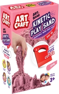 ART CRAFT kinetický písek 500 g – Růžová