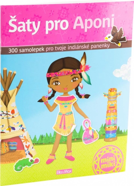 Šaty pro Aponi - Kniha Samolepek