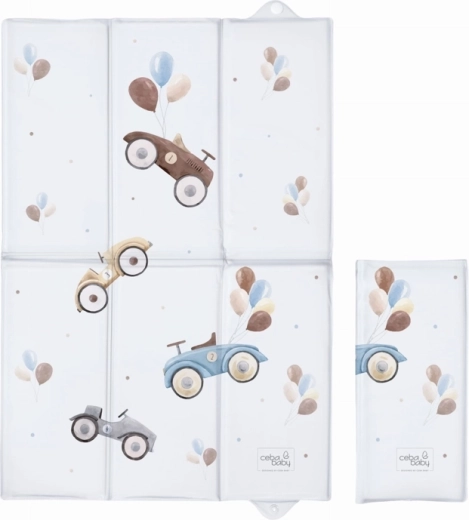 Cestovní přebalovací podložka CEBA BABY Retro Cars 40 × 60 cm