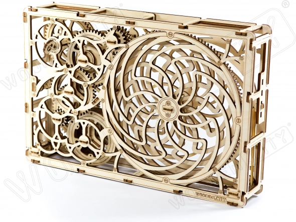 WOODEN CITY 3D puzzle Kinetický obraz 185 dílů