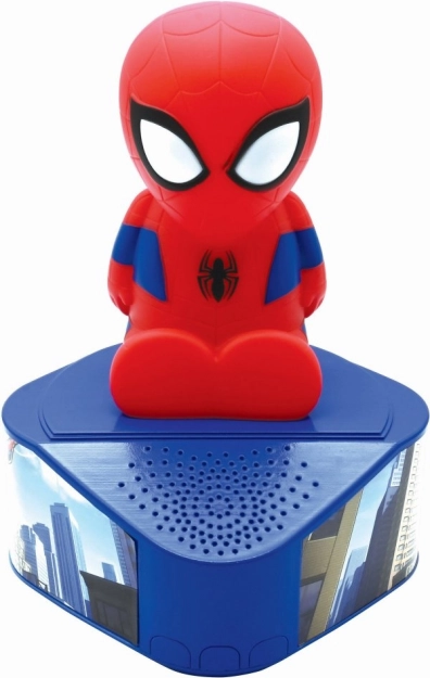 Bluetooth reproduktor Spider-Man s osvětlenou figurkou