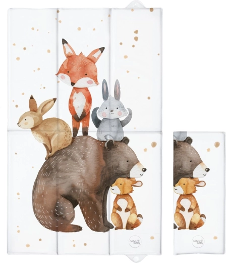 Ceba Baby cestovní přebalovací podložka Basic forest friends 80 × 50 cm