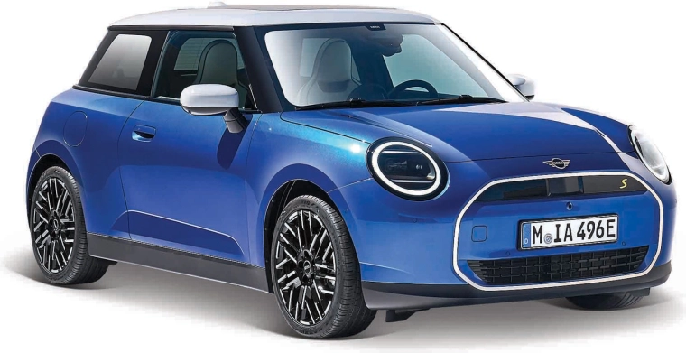 Maisto Special Edition model auta Mini Cooper SE 1:24 modrý