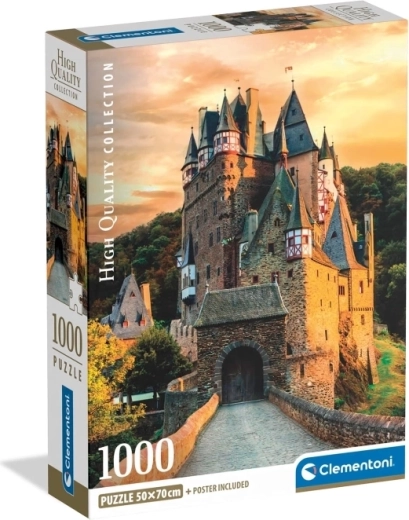 Puzzle CLEMENTONI Zlatá hodina na hradě Eltz 1000 dílků