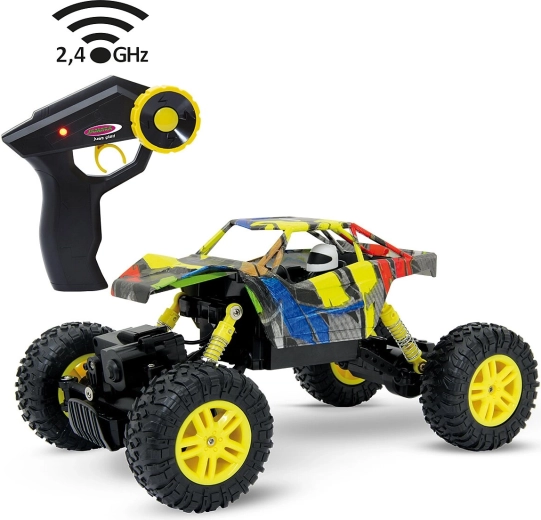 Jamara hillriser crawler 4WD 1:18 na dálkové ovládání 2,4 GHz žlutý