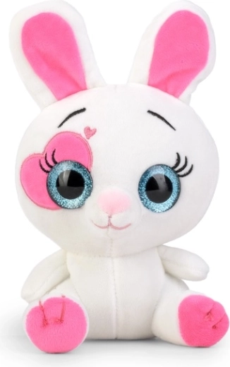 Plyšový bílý králíček 16 cm Daffi