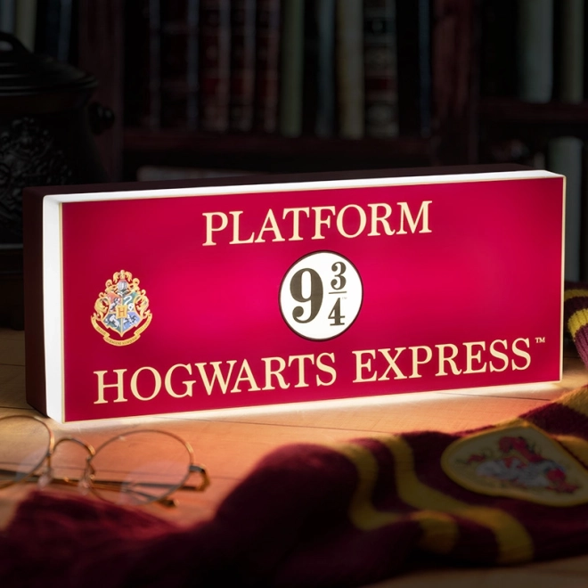 Světlo Harry Potter Nástupiště 9 a 3/4 LED