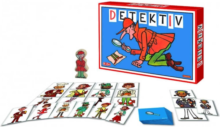 Efko retro postřehová hra Detektiv zavřiočko