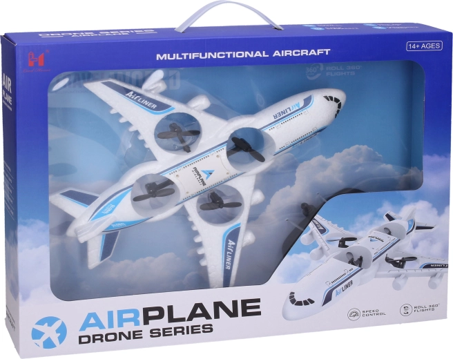 RC dron letadlo na dálkové ovládání 2,4 GHz 31 × 28 × 6 cm - 1 kus