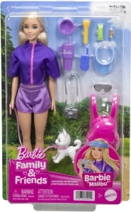 Barbie Malibu cestovatelka s doplňky