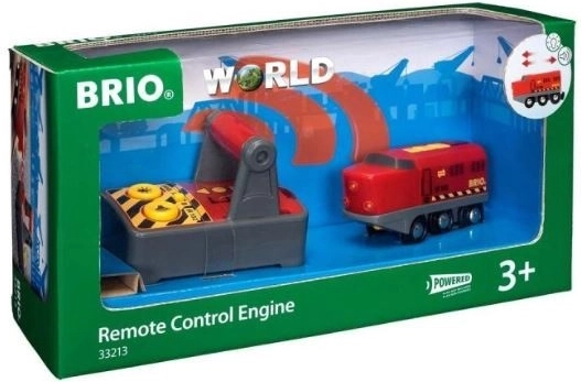 Červená lokomotiva na dálkové ovládání