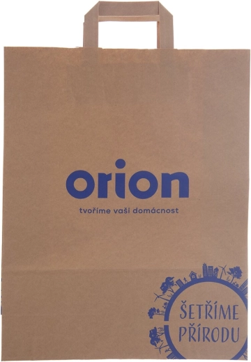 Reklamní papírová taška RM Šetříme přírodu 32 × 41 cm