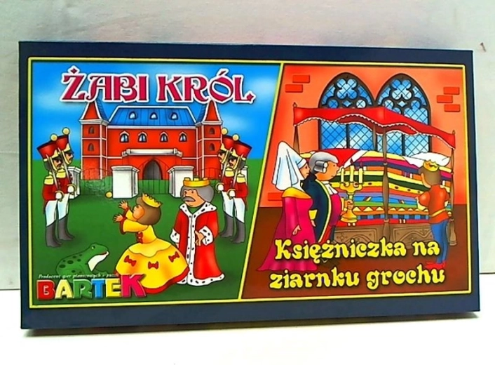 Společenská hra 2 hry: Žabí král a Princezna na hrášku