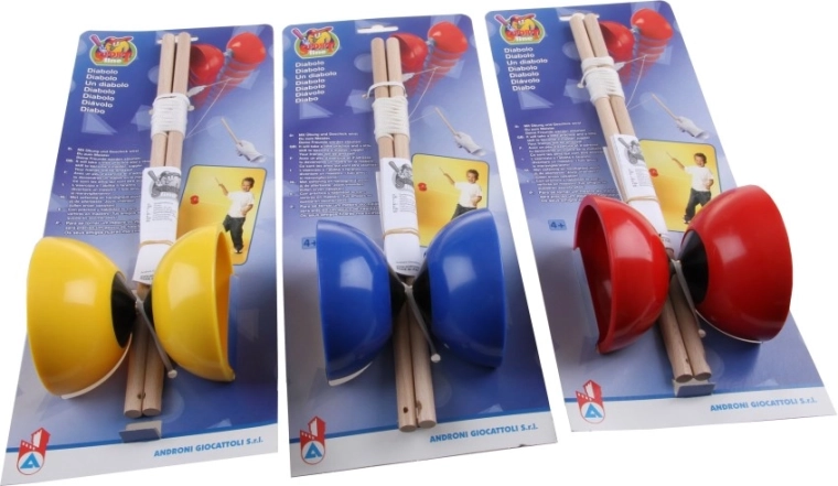 Diabolo – zábavná žonglérská hračka pro děti i dospělé