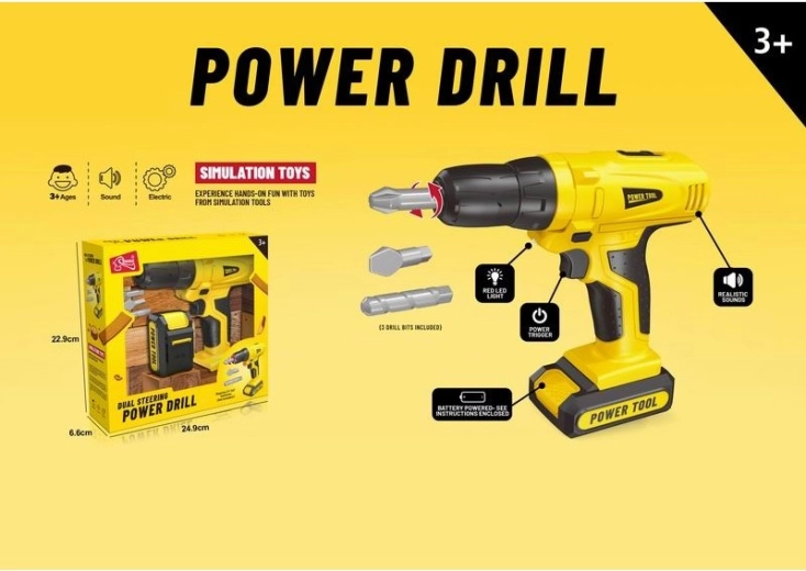 Power Tool dětská vrtačka a šroubovák na hraní