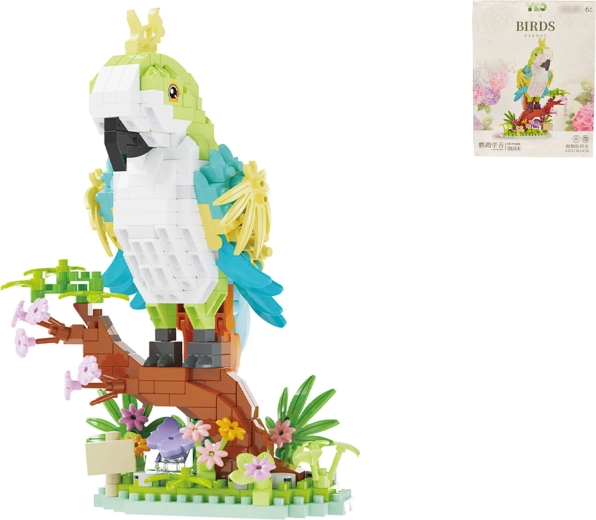 Stavebnice papoušek – 485 dílků