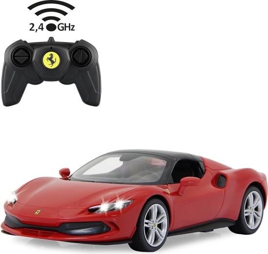 RC auto Ferrari 296 GTS v měřítku 1:16 červené