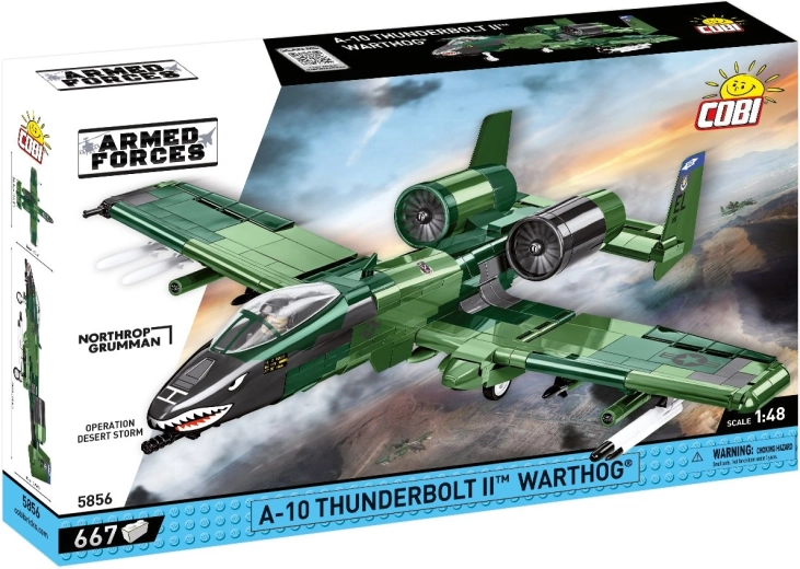 Cobi Armed forces a-10 thunderbolt ii warthog 1:48 (667 dílků)