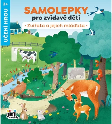 Samolepky pro zvídavé děti Zvířata a jejich mláďata