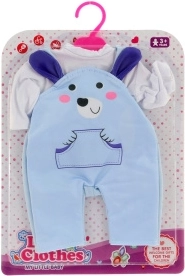 Oblečení pro panenku 36–46 cm – dupačky a tričko