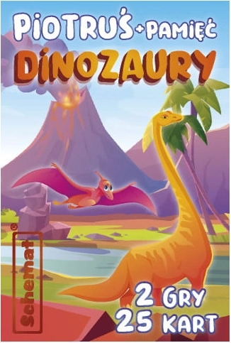 Karetní hry Piotruś a pexeso – dinosauři