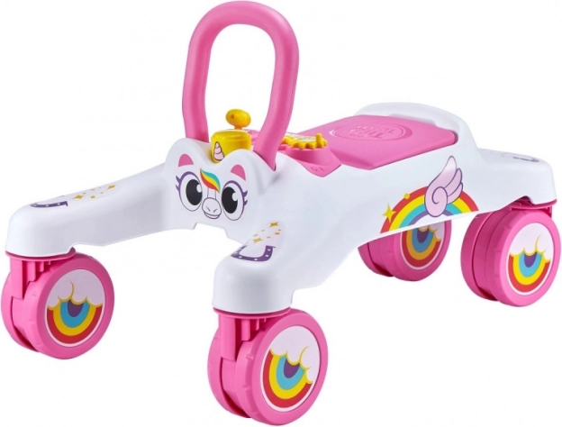 Odrážedlo TINY TOWN slider bílé – jednorožec