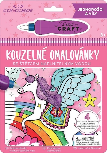 Kouzelné omalovánky – jednorožci a víly CONCORDE