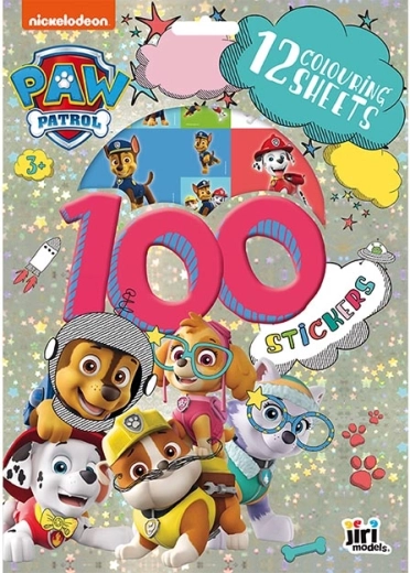 Tlapková patrola - omalovánky a samolepky (více než 100 ks) - 1 kus