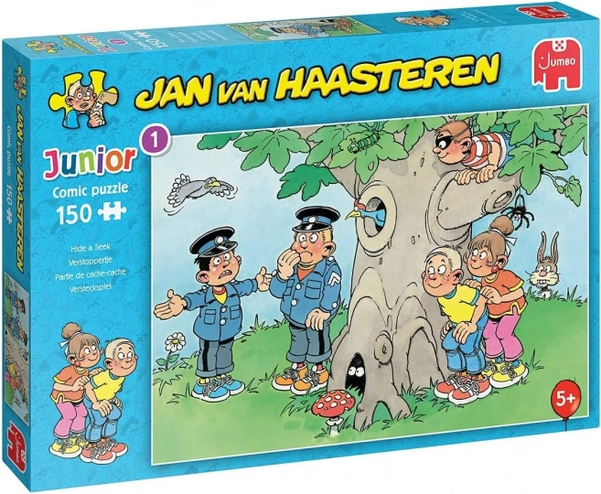 Puzzle JUMBO Jan van Haasteren Junior: Hra na schovávanou 150 dílků