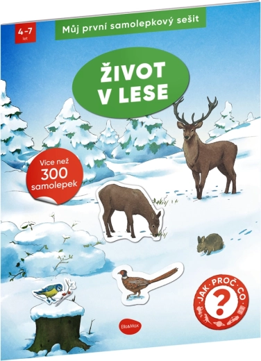 Můj první samolepkový sešit – Život v lese