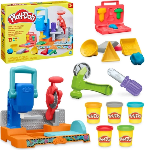 Hasbro Play-Doh barevná dílna s modelínou a nástroji