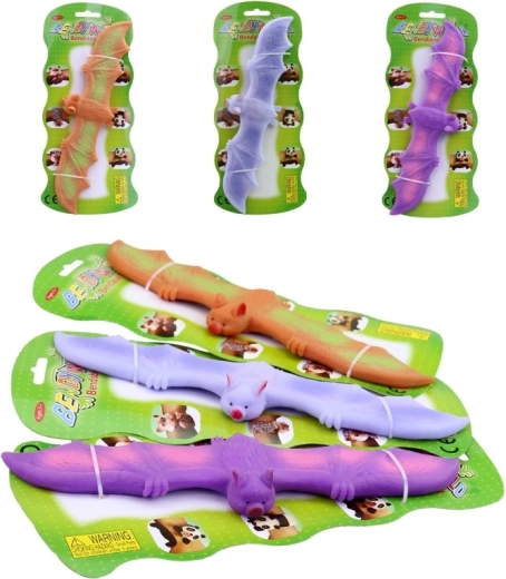 Ohebný netopýří fidget – gumová hračka 25 cm