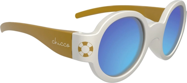 Chicco dětské sluneční brýle cream mirror 0m+
