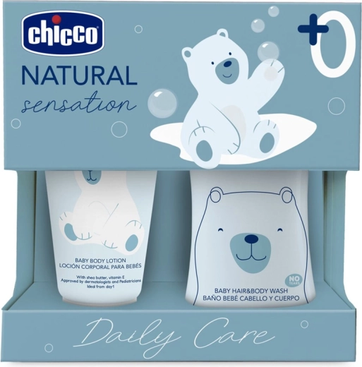 Chicco dárková sada Natural Sensation Daily Care pro novorozence