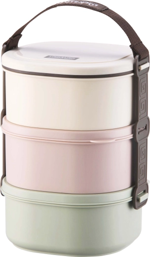 Plastový jídlonosič Lock 3×680 ml