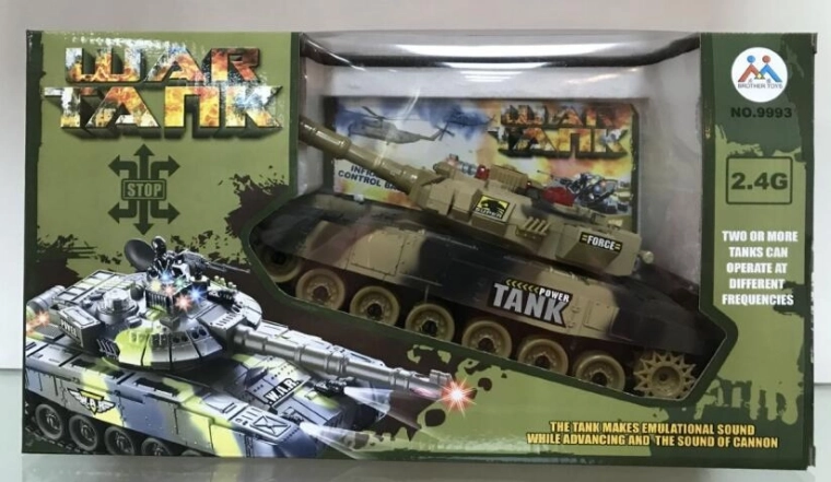 Dálkově ovládaný válečný tank