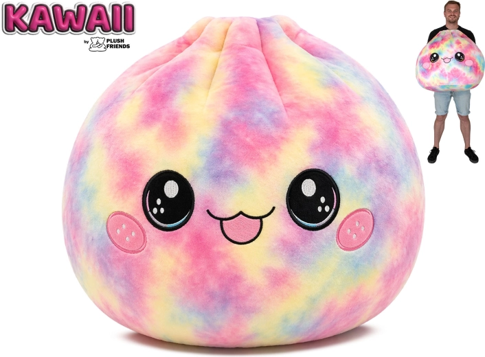 Duhový plyšový bao knedlíček 60 cm Plush Friends