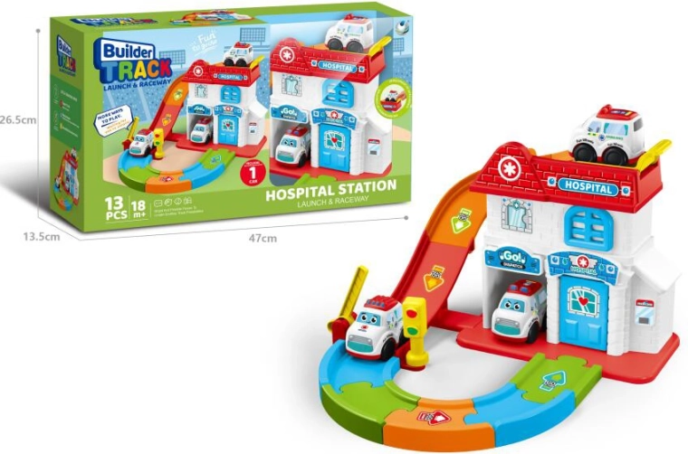Kid Cars nemocnice se záchrannými vozidly pro malé děti